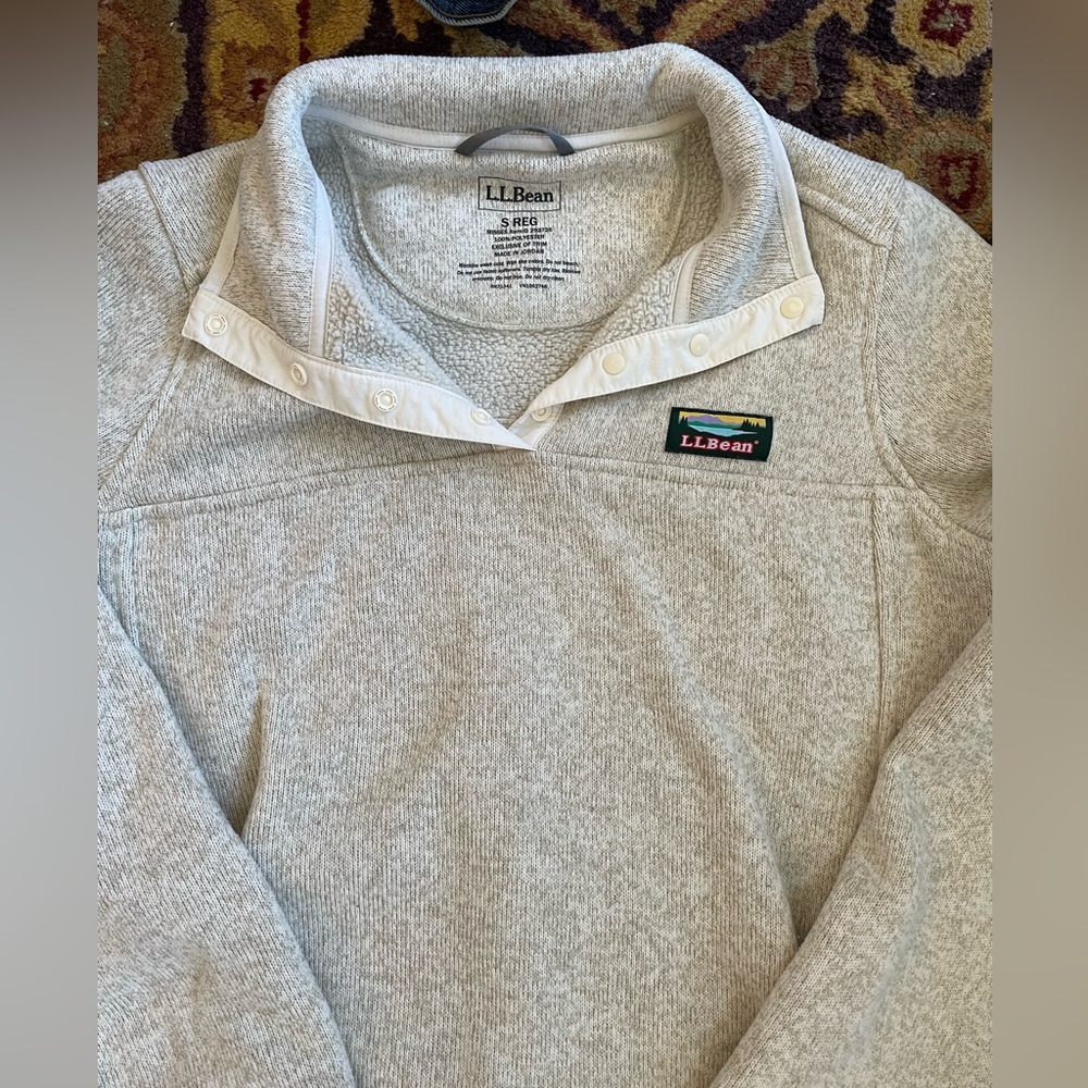 LL Bean Oatmeal Fleece